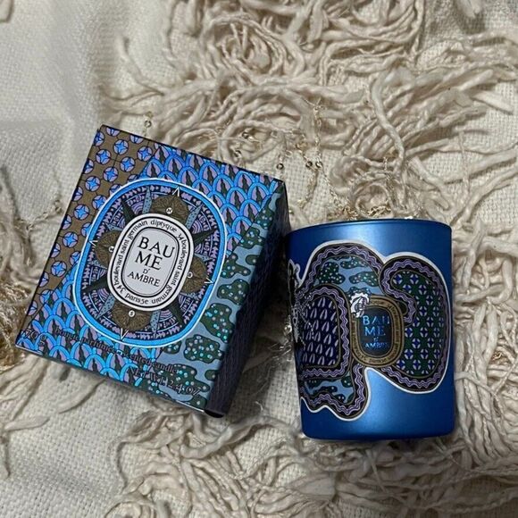 DIPTYQUE Baume d'Ambre Bougie Parfumee Scented Candle 2.4oz/70g 2018 Holiday - Picture 6 of 12